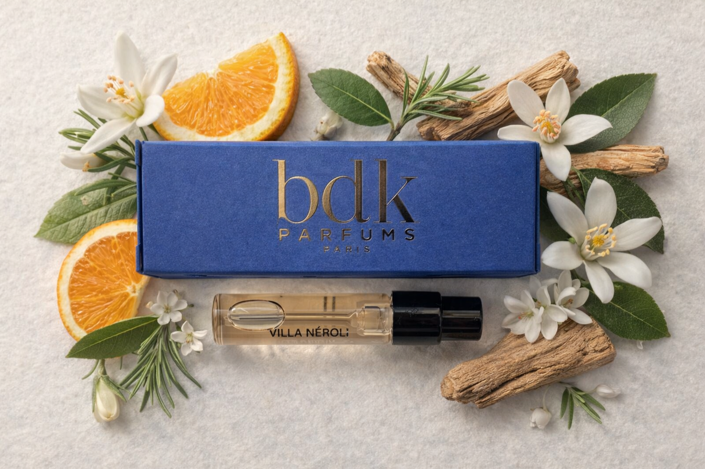 image of BDK Parfums Villa Neroli official perfume sample 2ml 0.06 fl. oz.