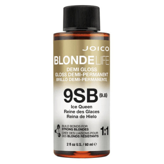 Joico, Blonde Life, Demi-Permanent Hair Dye, 9SB Silver Blue, 60 ml