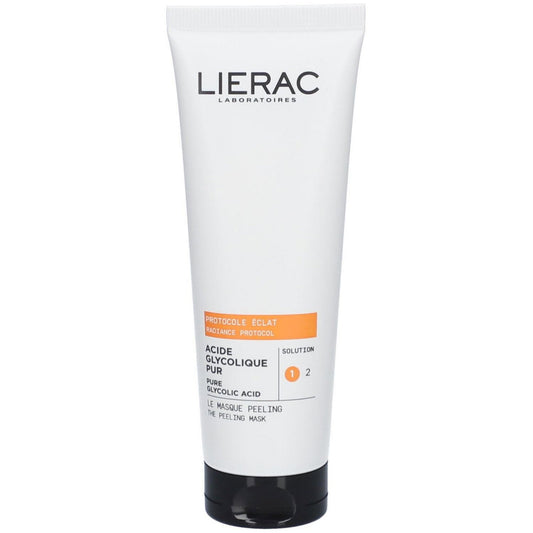 Lierac, Protocole Eclat Acid Glycolique Pur, Exfoliating & Purifying, Peel-Off Mask, Weekly, For Face, 75 ml