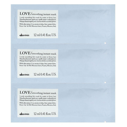 Davines, Love Smoothing, Hair Treatment Cream Mask, 12 pcs, 12 ml